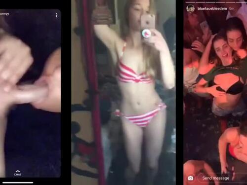Big tit teen blonde schoolgirl extreme frigs sex in snapchat